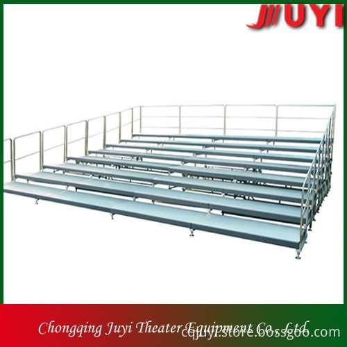 JY-717 Factory Price Metal Outdoor bleachers folding aluminum bleachers Gym grandstand bleachers
